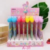 Creative cartoon little dinosaur sunflowers, primary school school supplies, no-sharpening pencils, student stationery Specification image